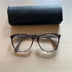 Jimmy Choo Readers with a Prada Case